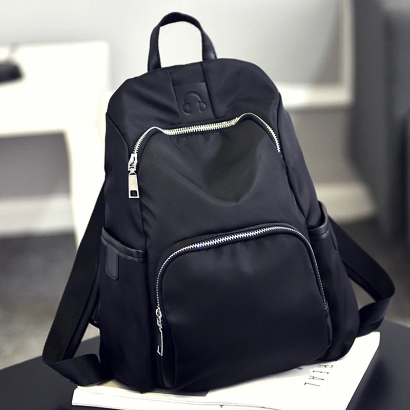 2017 Холст Моды Рюкзак для Подростка Grils Новый Повседневная Женщины Точка