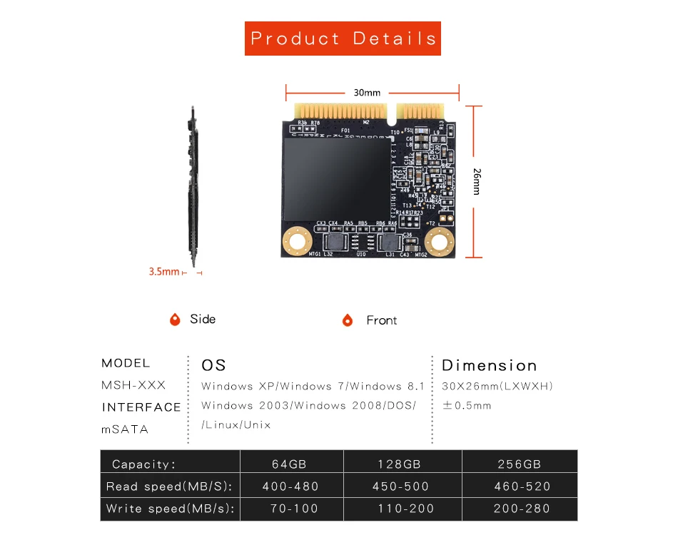256 ГБ половина размера msata SSD ускорение внутреннего SSD 240 ГБ для ASUS Zenbook/S56CM/K401LB/K401UQ/k551ln/S46CM/UX52VS для dell 5470