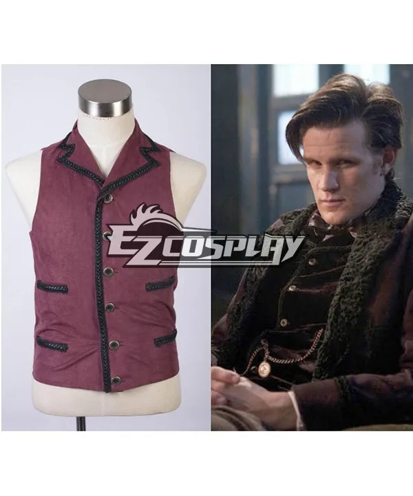 Костюм для косплея Доктор Кто 11 ноября доктор пурпурный жилет E001 | Тематическая