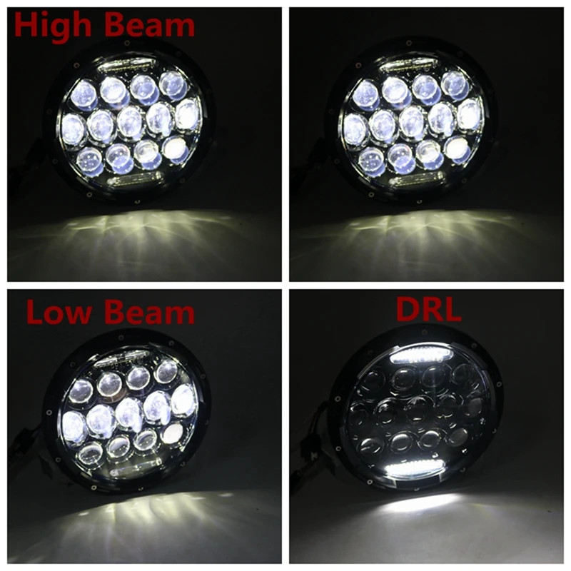 Wxxlan 2pcs 7inch DRL LED Headlamp Headlights Upgrade Light Kit for Beetle Classic One Pair 7&quot Led Headlight | Автомобили и