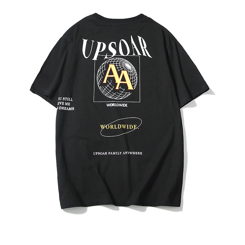 Футболка BOLUBAO мужская с принтом модная тенниска в стиле хип-хоп Стильная майка