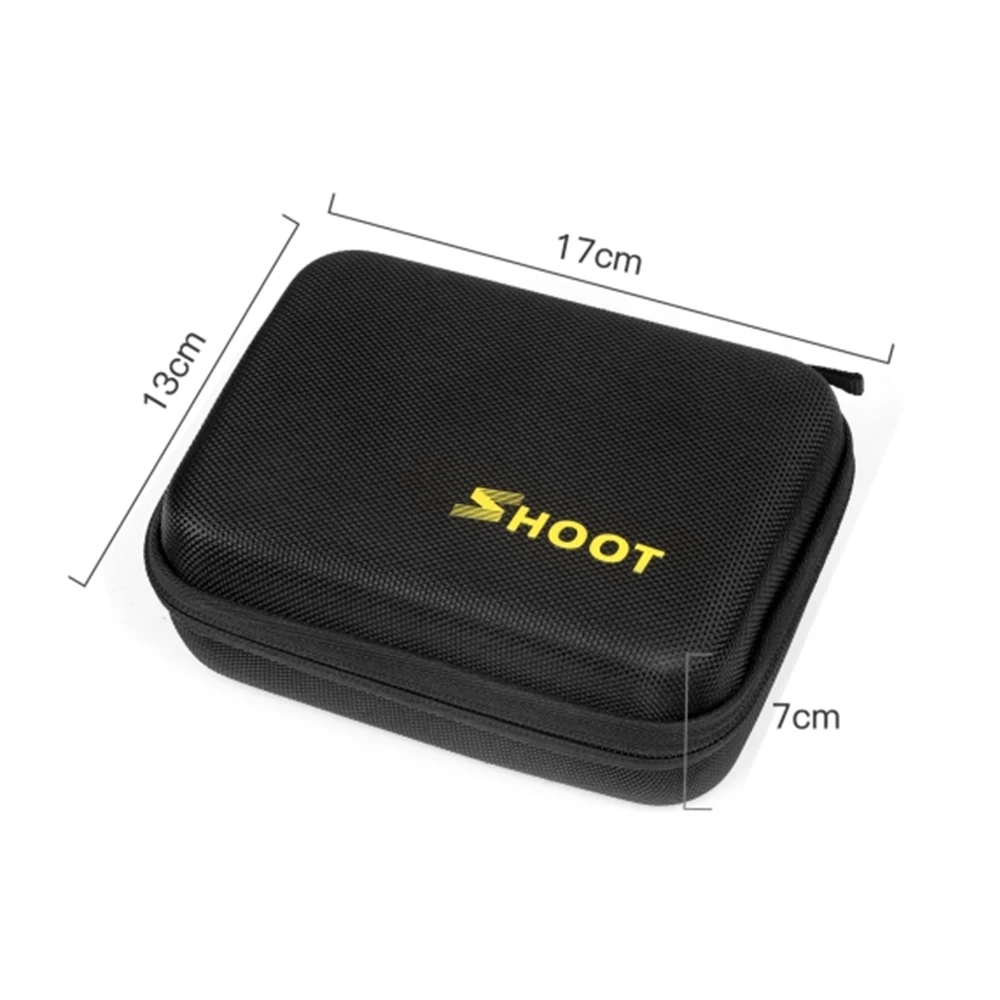 Чехол для экшн-камеры SHOOT EVA небольшого размера GoPro Hero 9 8 7 5 SJCAM SJ8 Pro Xiaomi Yi 4K Lite h9 Insta360