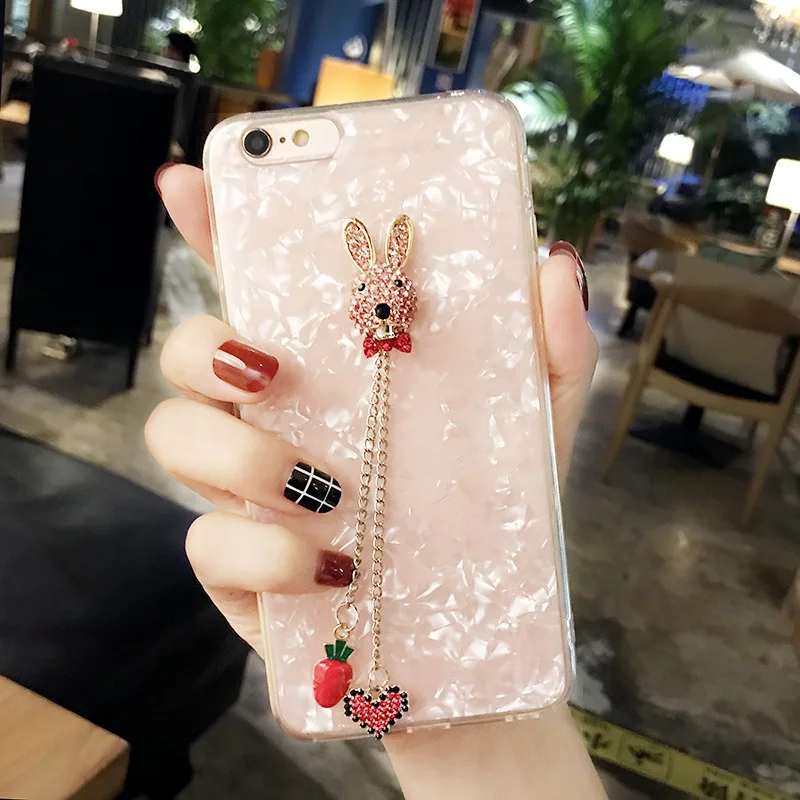 Милый кролик с морковкой ремень для телефона из нержавеющей стали huawei Nova 3 3i P20 Pro