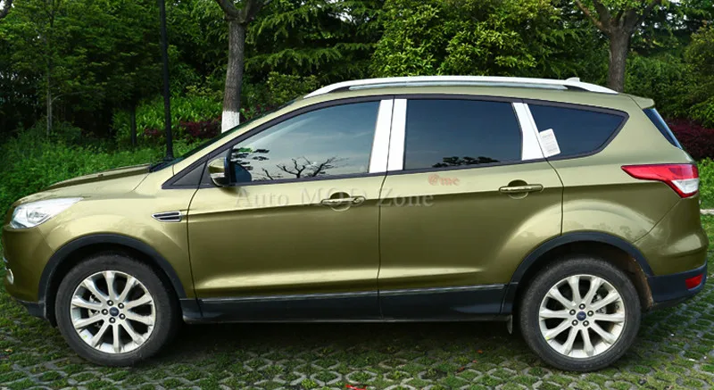 Для Ford Kuga Побег 2013 2017 Нержавеющей Подоконник Планки с centra столб|trim|trim femaletrim wall |