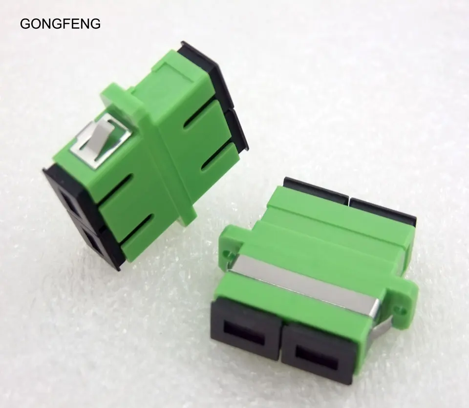 Новинка 100 шт. адаптер для двойной оптоволоконной связи стандарта SC/APC оптовая