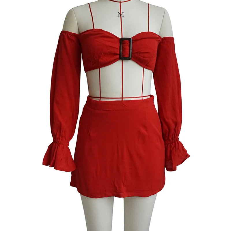 С длинным рукавом без бретелек с открытыми плечами укороченный топ Для женщин