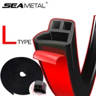 Уплотнительная лента для автомобильных дверей, L-образные резиновые уплотнительные полоски для багажника автомобиля, клейкие наклейки для шумоизоляции, звукоизоляция, уплотнительная лента