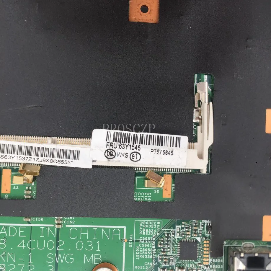 Бесплатная доставка материнской платы для ноутбука T510 T510I 63Y1545 48 4cu02. 031 08272-3 DDR3
