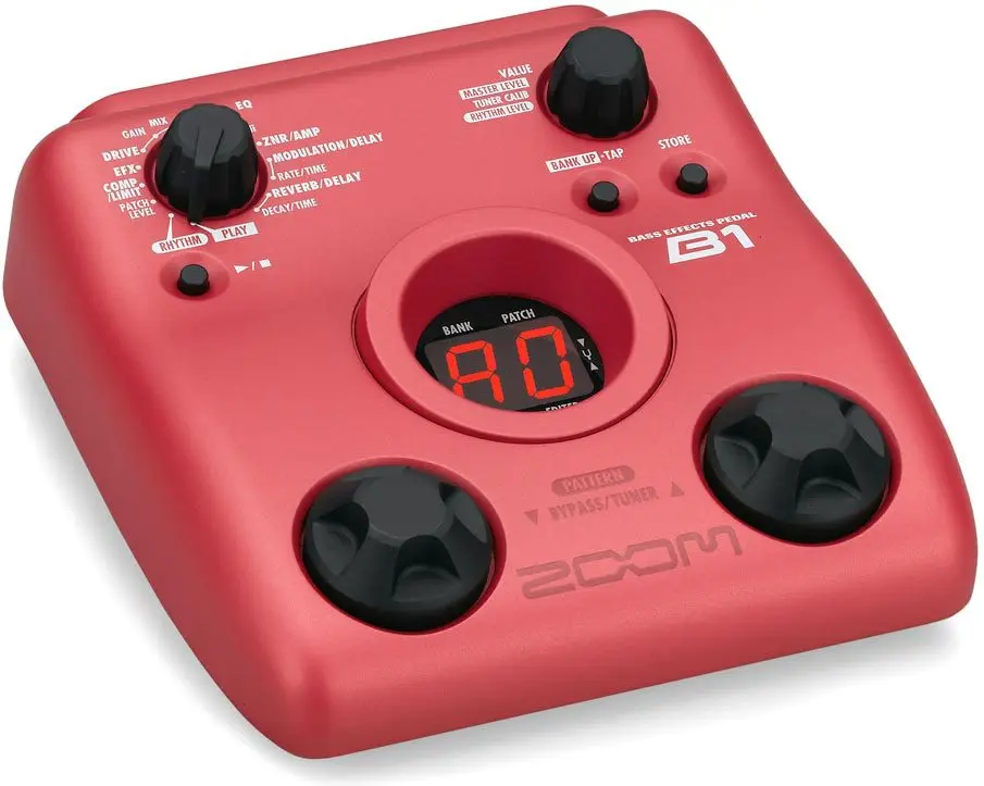 Zoom B1ON бас Мульти педаль эффектов