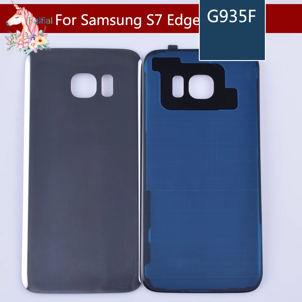 Крышка батарейного отсека для Samsung Galaxy S7 G930 G930F Edge G935 G935F|Корпусы и рамки мобильных