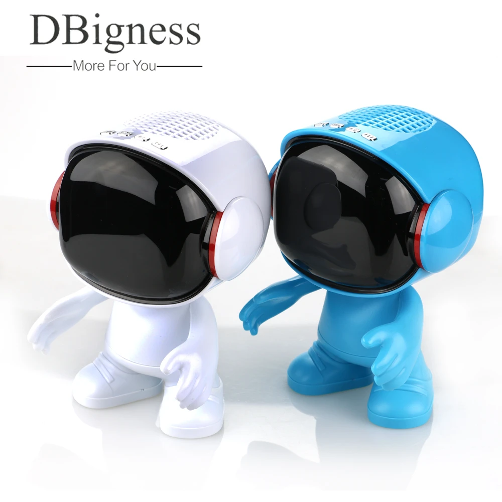 Портативный беспроводной бумбокс Dbigness с мультипликационным роботом мини