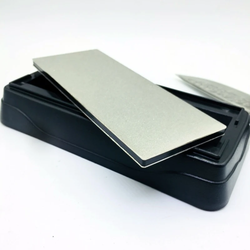 whetstone Точилка для ножей-Алмазный точильный камень Двусторонняя 800/1200 зернистость зажим для ножей 5,98x2,4 дюйма - Цвет: whetstone