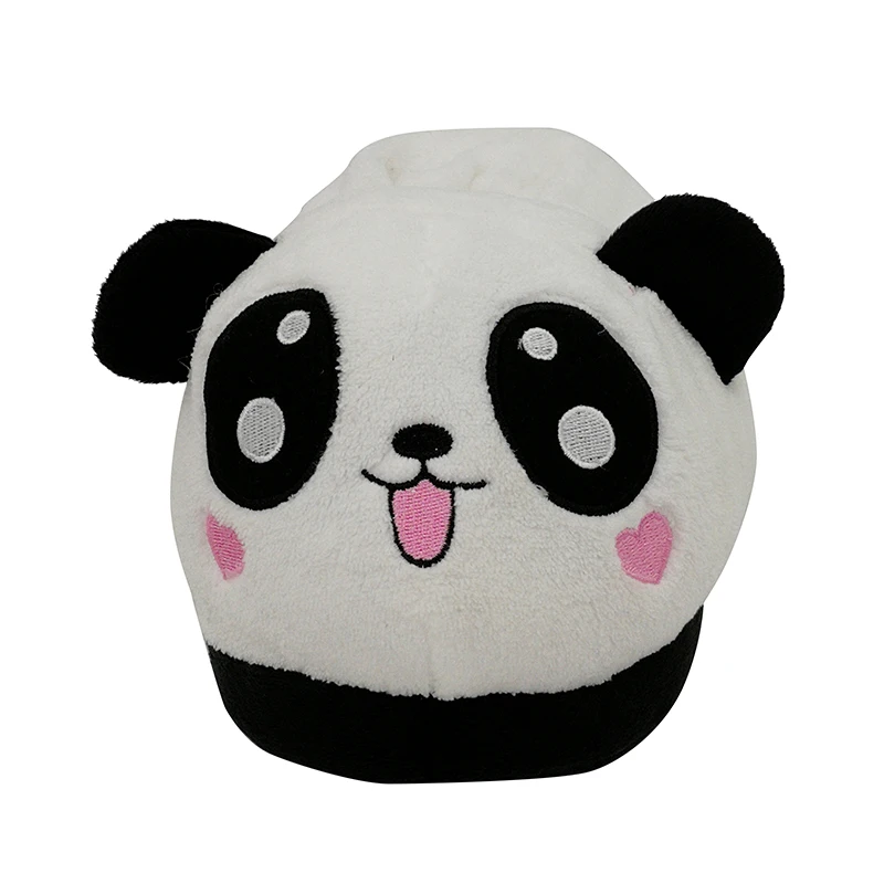 CUDDLYIIPANDA зимние теплые женские тапочки панда плюшевые домашние с мягкой