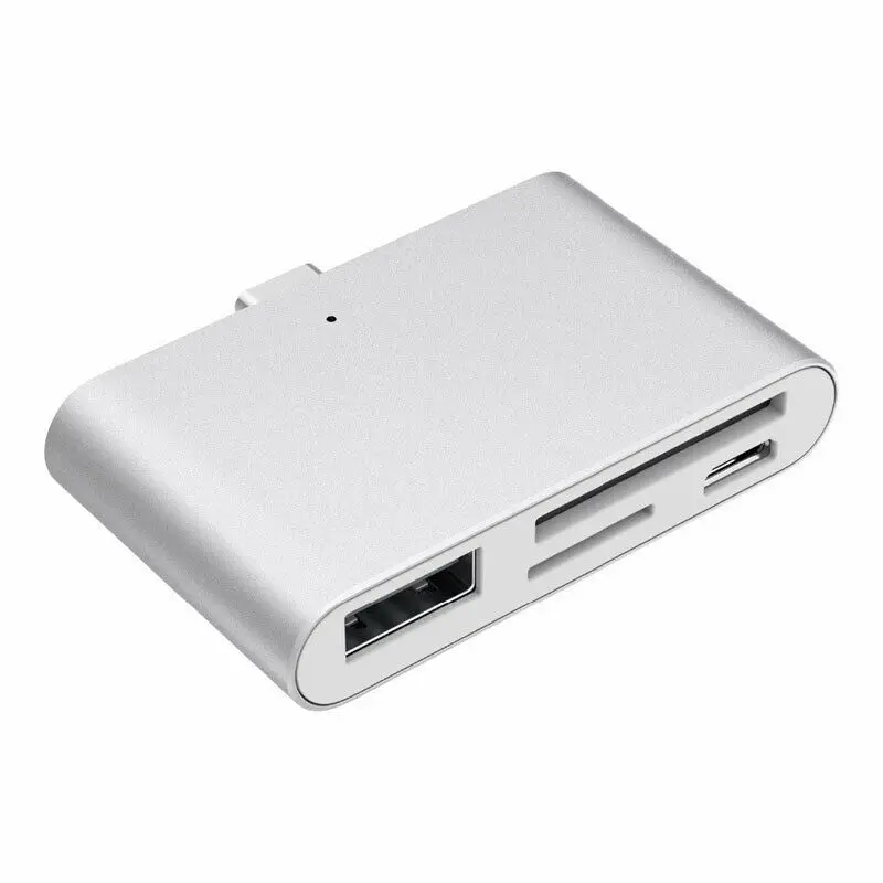 Тип C 4 в 1 USB к 2 0 концентратор SD/MicroSD OTG кардридер конвертер адаптер для MacBook Air samsung