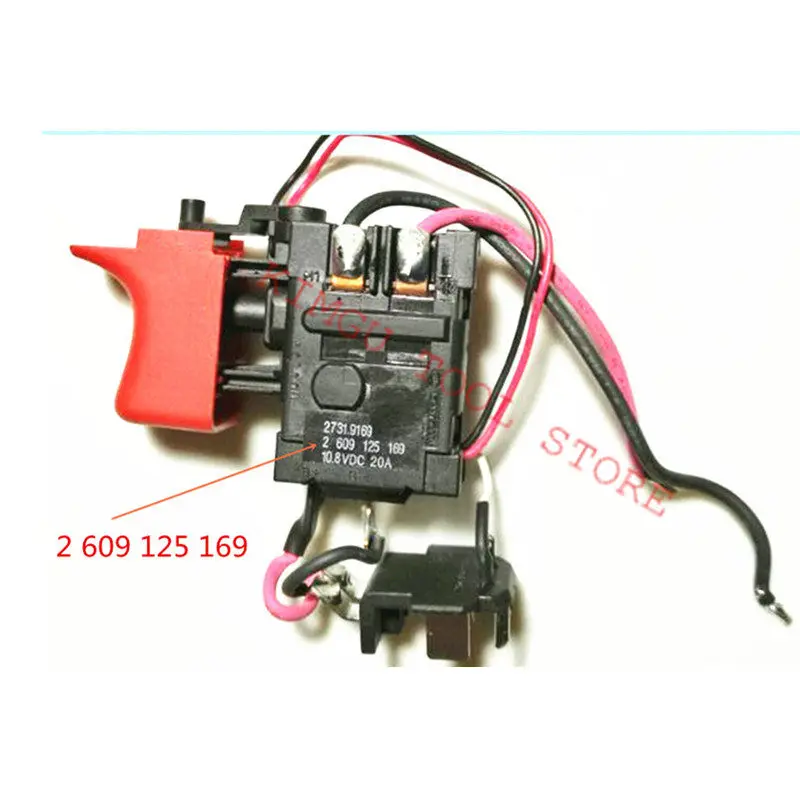 Переключатель для BOSCH переключатель 2 609 125 169 GSB1080 LI GSB120 GSR1080 2609125169 GSR1200 |for bosch|on-off