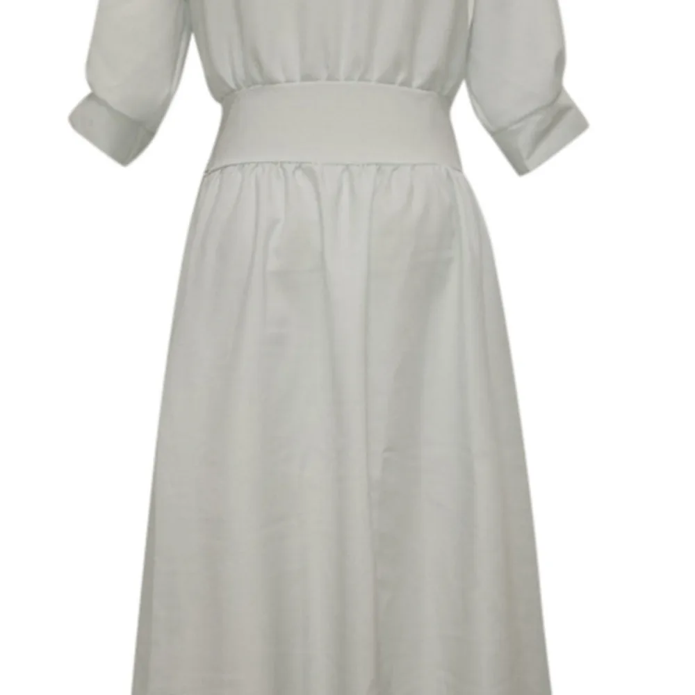 

2019 Dress New Women Fashion Solid Hot V Neck Loose Sashes Female Elegant Casual Dresses Summer Ladies Gift Dress robe femme DD5