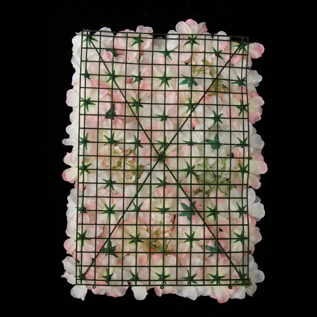 5 шт. искусственных шелковых цветочных стеновых панелей поддельные цветочные