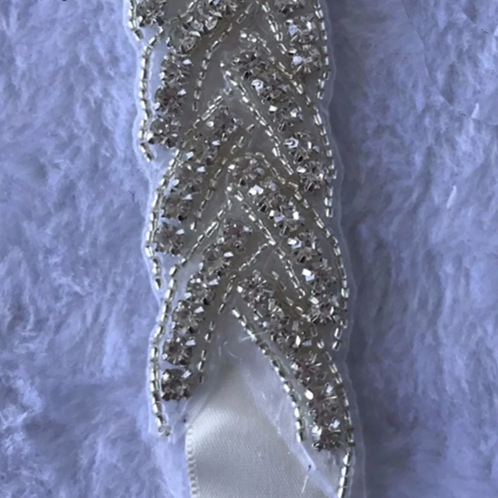 Women's Bridal Dress Belt New Luxurious Handmade Rhinestone Ribbon Wedding Party Sash Cummerbunds for Bride Bridesmaid | Аксессуары
