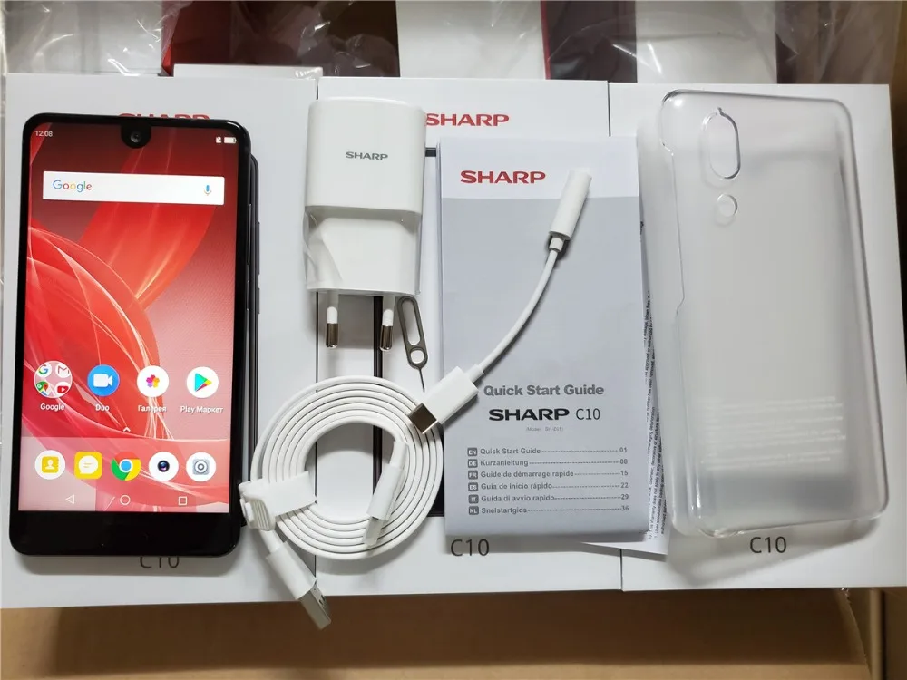 Смартфон SHARP AQUOS S2 C10 5,5 дюймов FHD+ SDM630 восьмиядерный 2,2 ггц 4 гб озу 64 гб пзу 2700 мач 4G FDD_LTE