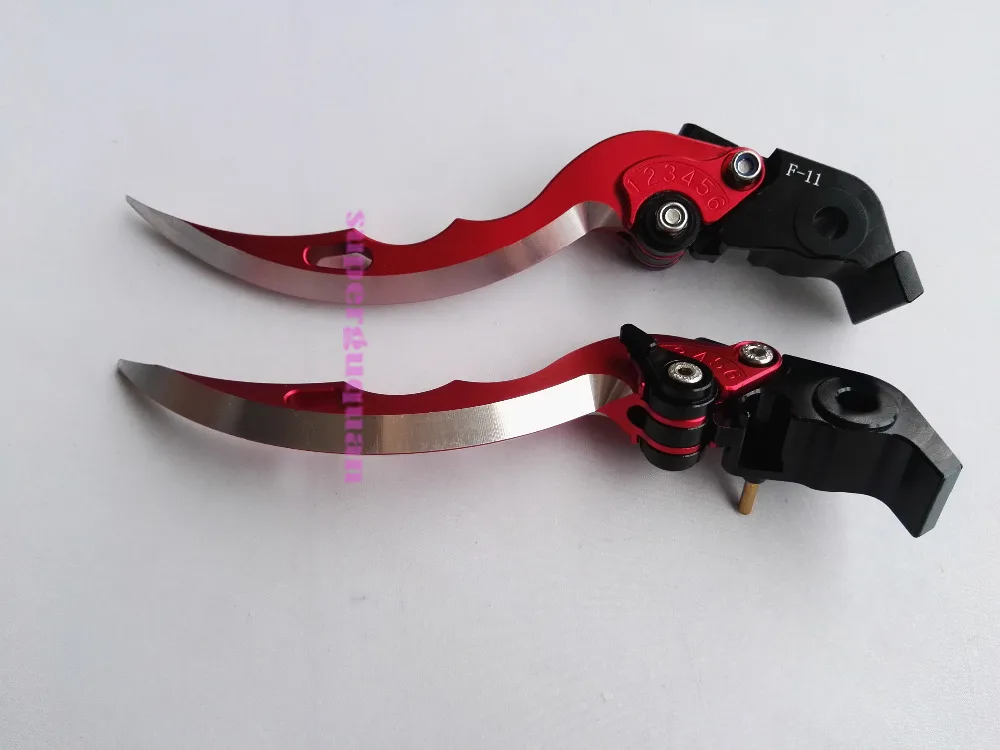 Новый велосипед Мотоцикл CNC тормоза и сцепления Рычаги лезвие Стиль Красный для