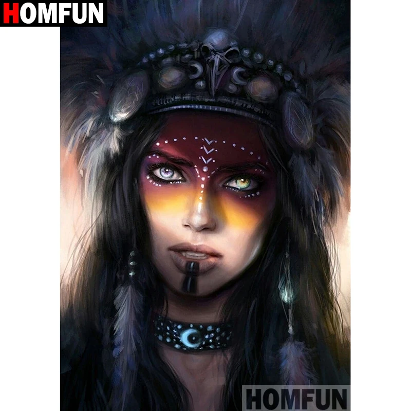 Алмазная живопись HOMFUN красивый герой картина сделай сам с полными