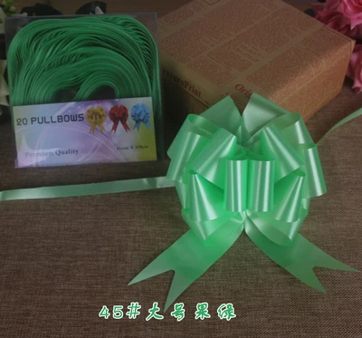 30 шт. красивый однотонный 45 мм большая Натяжная лента для лука подарка цветок