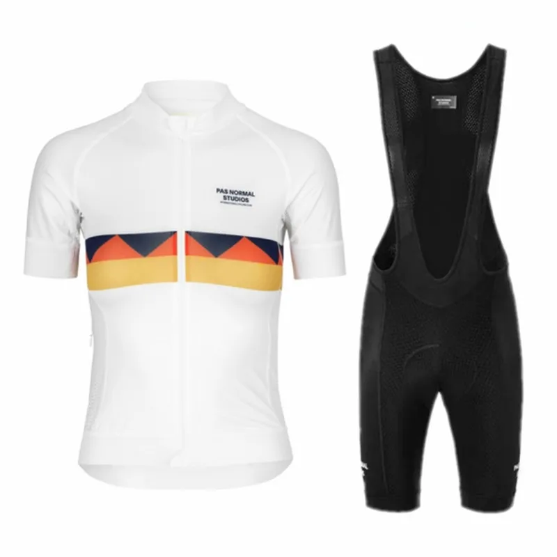 jersey sets 9 Команда PNS летний мужской короткий рукав Велоспорт Джерси Набор Быстросохнущий велосипед MTB велосипед одежда рукава с силиконовой нескользящей - Цвет: jersey sets 9