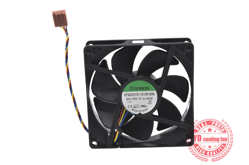 Новый SUNON 9025 9225 9 см 4 линии EF92251S1 Q100 S99 12V 3 83 Вт вентилятор охлаждения| |