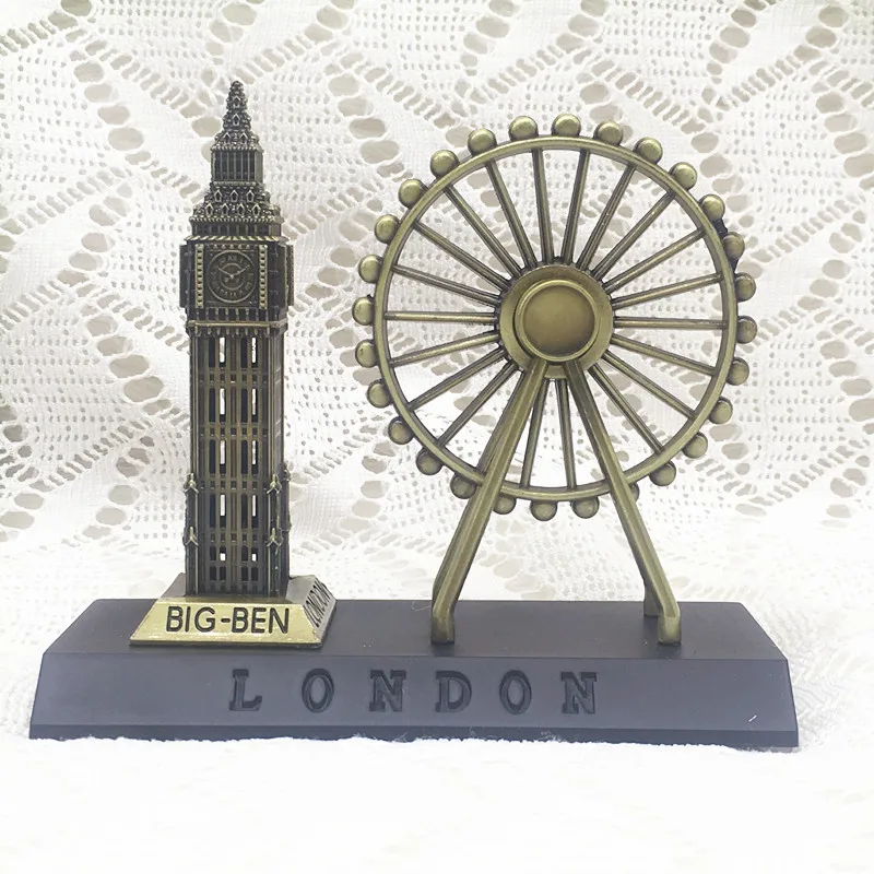 Подарок на день рождения металлический городской сувенир для туризма