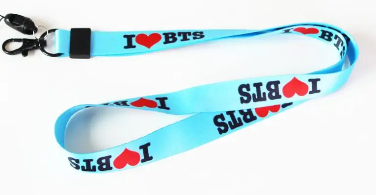 1 шт. популярный мультфильм 4 цвета Поп звезды BTS милый ключ бейдж со шнурком ID