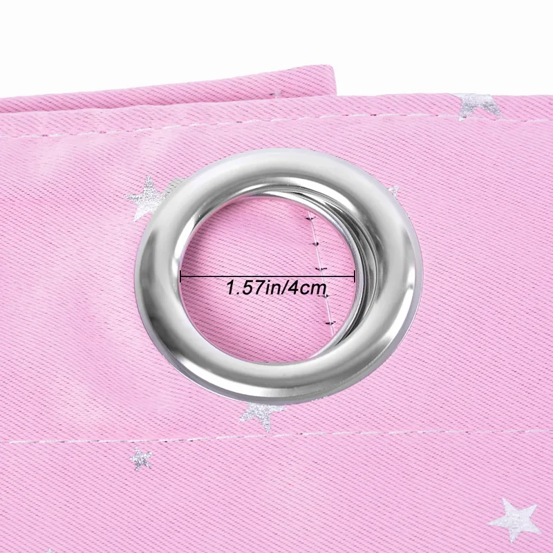 Перфорированные шторы с блестящими звездами для детской комнаты|Занавески| |