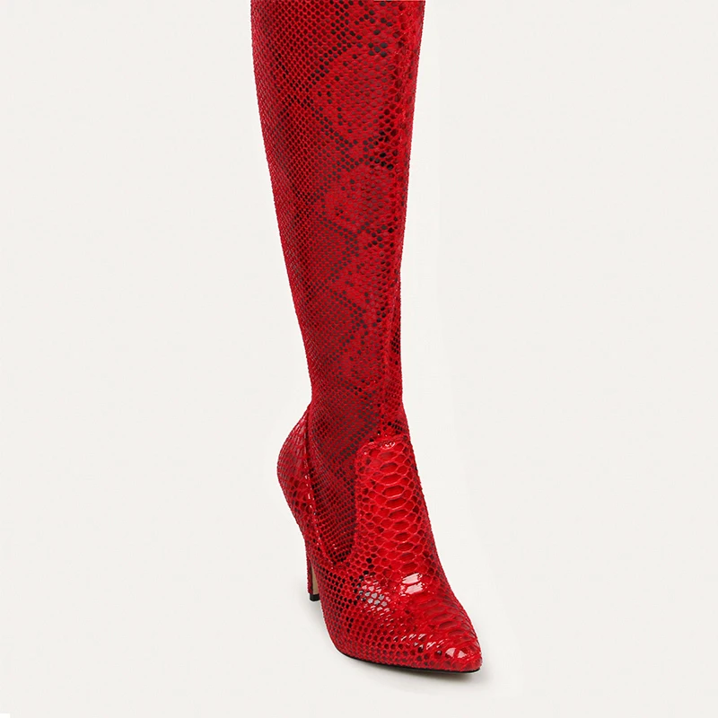 Новинка года; Фетиш-обувь; женские сапоги с очень высокой талией; пикантные сапоги на тонком высоком каблуке; сезон весна-осень; высокие сапоги до бедра в стиле Рианны