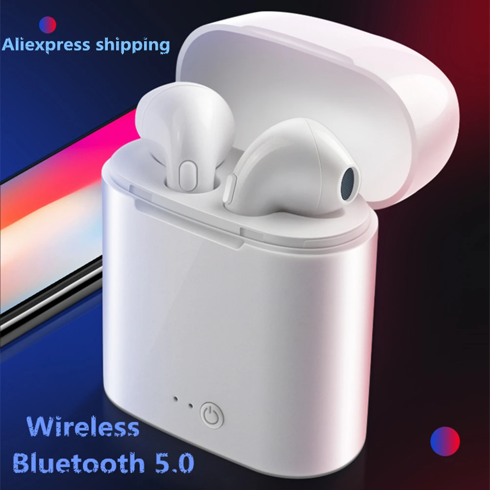 Новые i7s TWS беспроводные наушники bluetooth 5 0 стерео вкладыши гарнитура с микрофоном