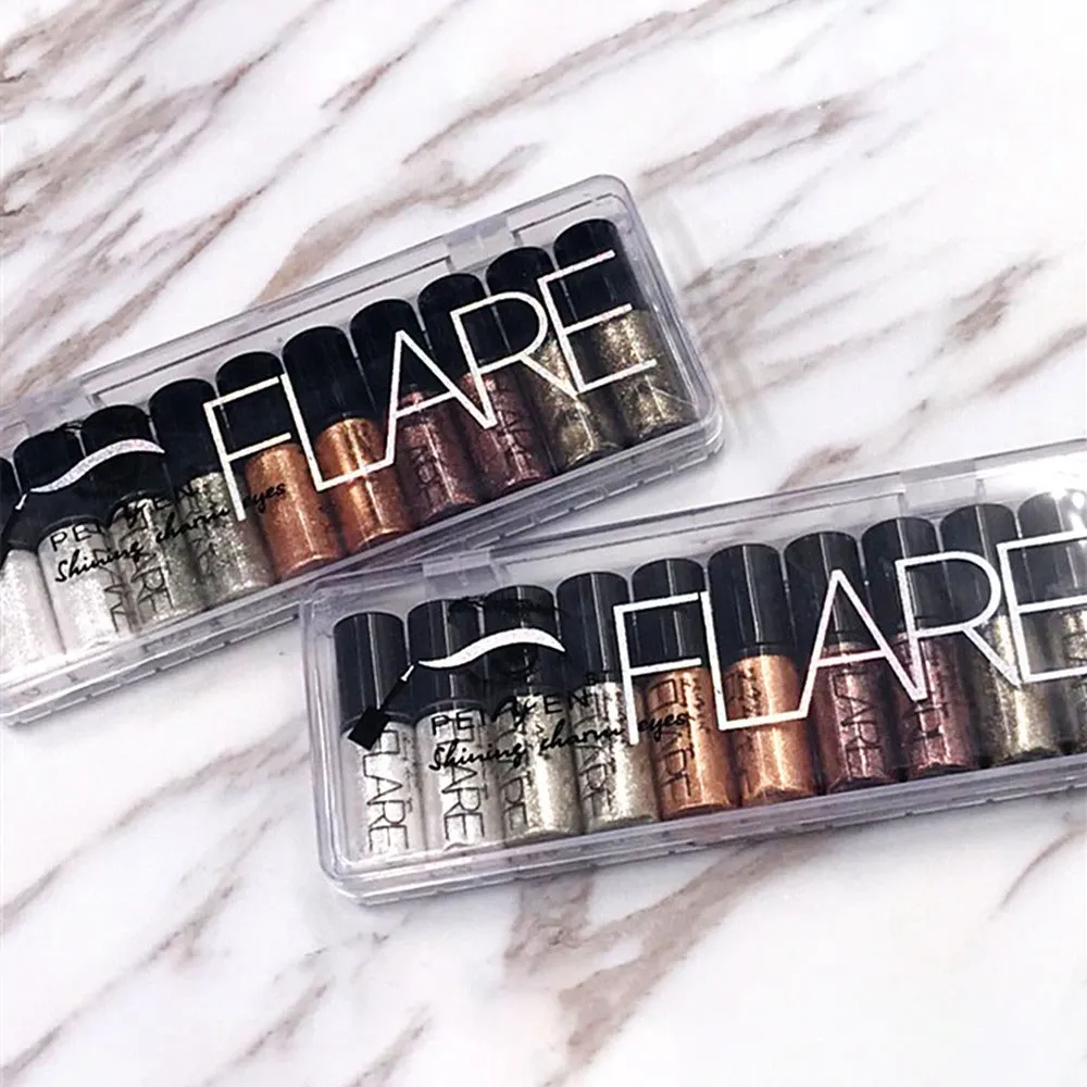 Подводка для глаз FRESHME карандаш макияжа серебристая золотистая мерцающая