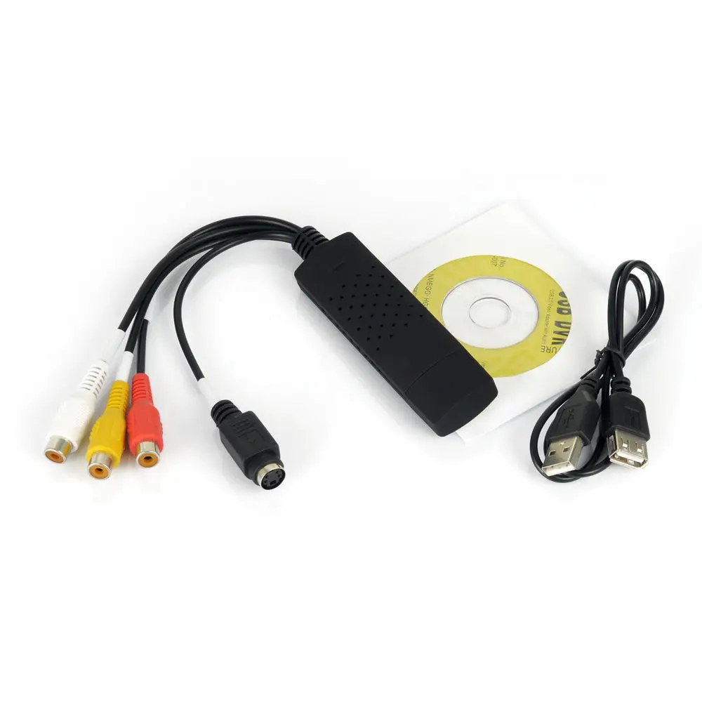 Премиум USB 2 0 Видео Аудио карта захвата адаптер VHS DC60 DVD конвертер Композитный RCA