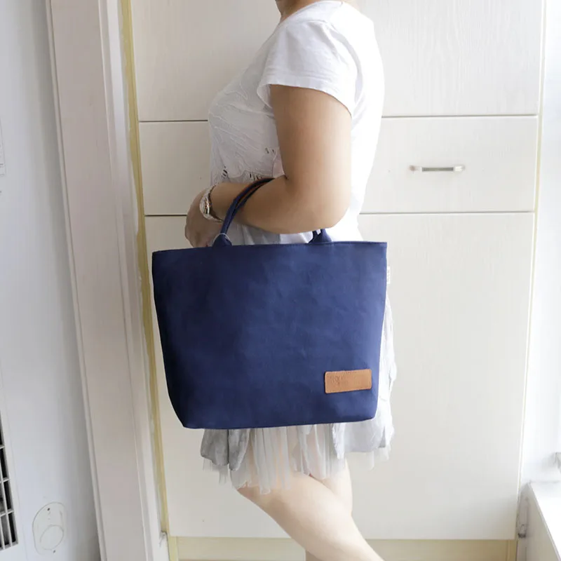 Сумка для документов формата А4 портативная двухслойная папка файлов Холщовая На