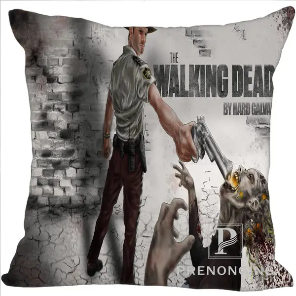 Pillowcases Изготовленная на заказ Наволочка ходячий мертвец Дэрил диксо квадратная Подушка на молнии Обложка печать ваши фотографии(с одной стороны) 180117#80 - Цвет: Pillowcases