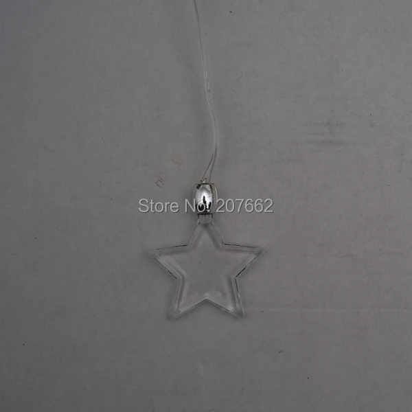 

120pcs/lot make LOGO LED lanyard multicolor Lights LED Rave Party pentagram lanyard necklace rave party favor for Christmas