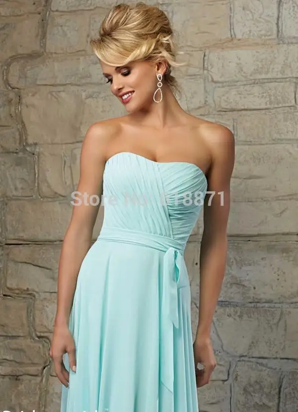 Long Chiffon Teal Bridesmaid Dresses Pleat Corset Sweetheart Full Length Vestidos De Festa Madrinha Wedding Guests | Свадьбы и