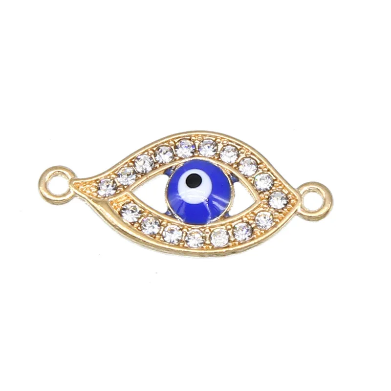 Женский браслет с кристаллами сглаза 6 шт. аксессуары для женщин Золотая цепь