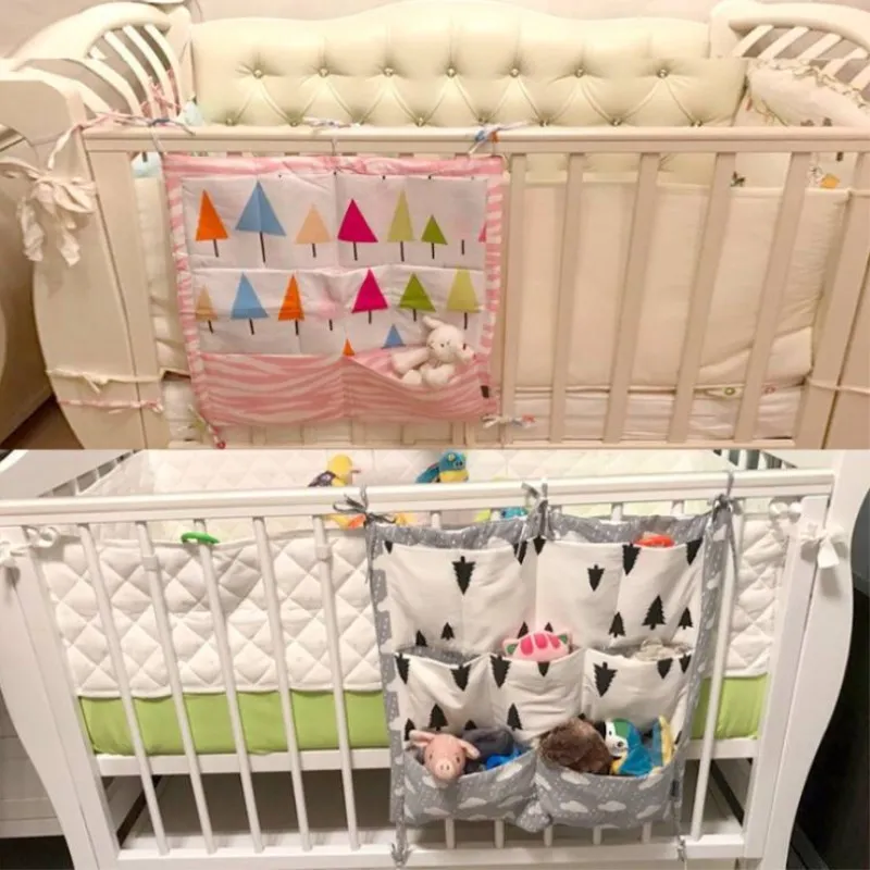Новинка подвесная Детская сумка для хранения 54*59 см карман подгузников кроватки