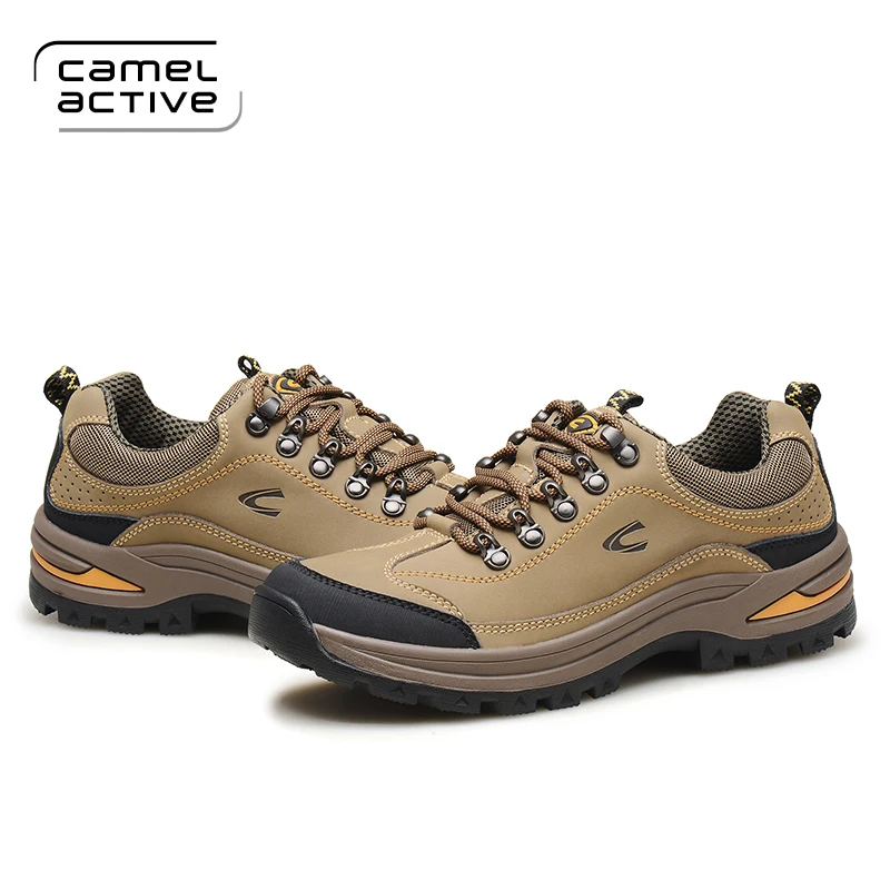 

Camel Active New High Quality Brand Men Genuine leather Casual Shoes Breathable Spring Autumn Outdoor Lace-Up Men's Shoes