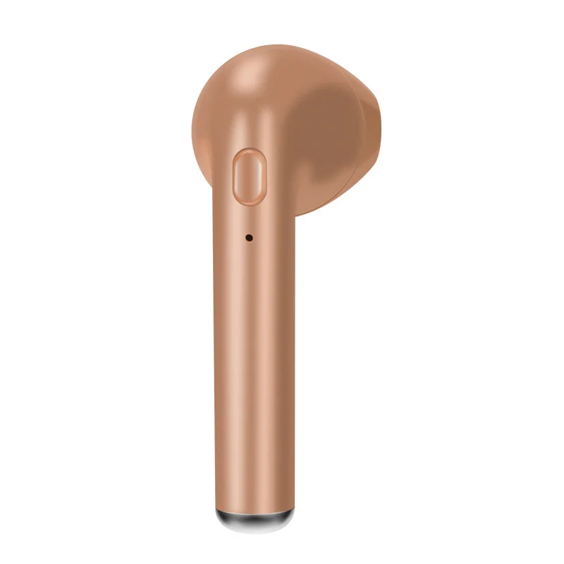 Gold Soulusic, 10 шт./лот,, i7 TWS, беспроводные Bluetooth наушники, наушники, гарнитура, спортивные наушники, наушники, Audifonos с микрофоном - Цвет: Gold