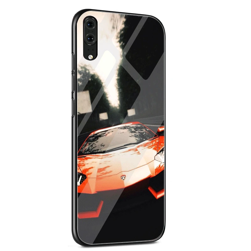 Чехол для спортивного автомобиля Desxz Lamborghini Huawei P10 P20 Lite Pro P Smart Mate 10 20 Y6 Y9 Honor 7A 8X 9 |