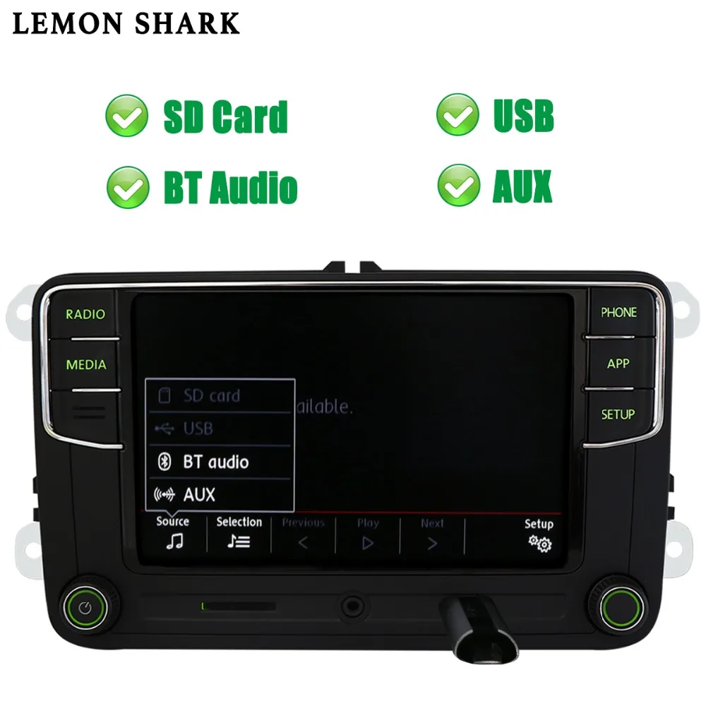 RCD330G Carplay RCD330 плюс зеленый светильник автомобиль MIB радио 6RD 035 187B Noname Android авто для VW Skoda Octavia Fabia Superb Yeti