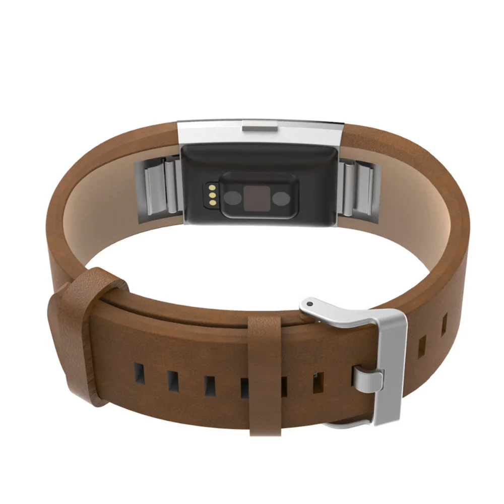 Сменные браслеты из натуральной кожи для браслета FitBit Charge 2 кожа маленький большой