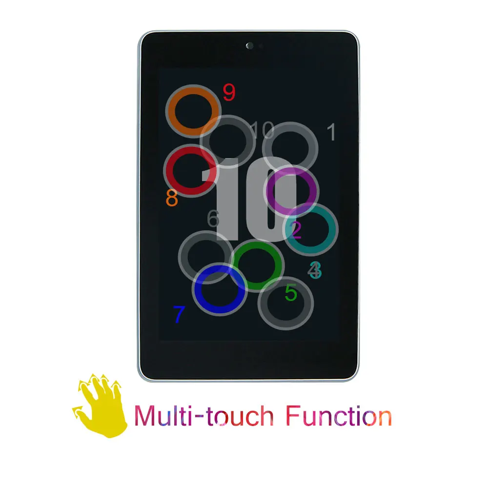 ЖК экран с дигитайзером сенсорного экрана в сборе и рамкой для Asus Google Nexus 7 1st Gen Nexus7