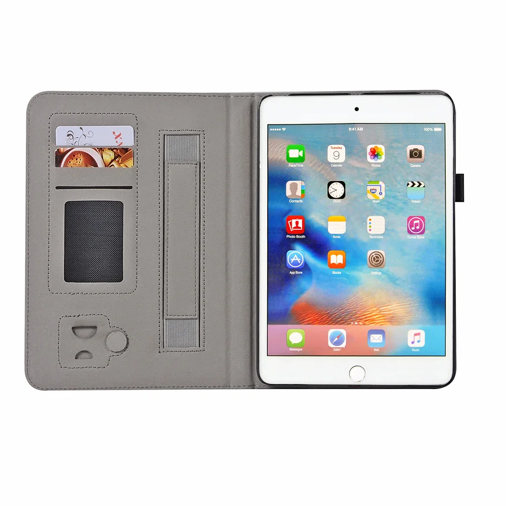 Для iPad mini 1/2/3 7 9&quot стенд Folio чехол для Apple 1 2 3 высокое качество кожаный документ