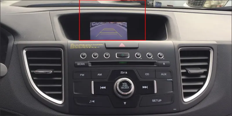 Для Honda CRV C-RV(FB) 2012~ Автомобильная камера заднего вида/RCA и экран совместимый/парковочная камера
