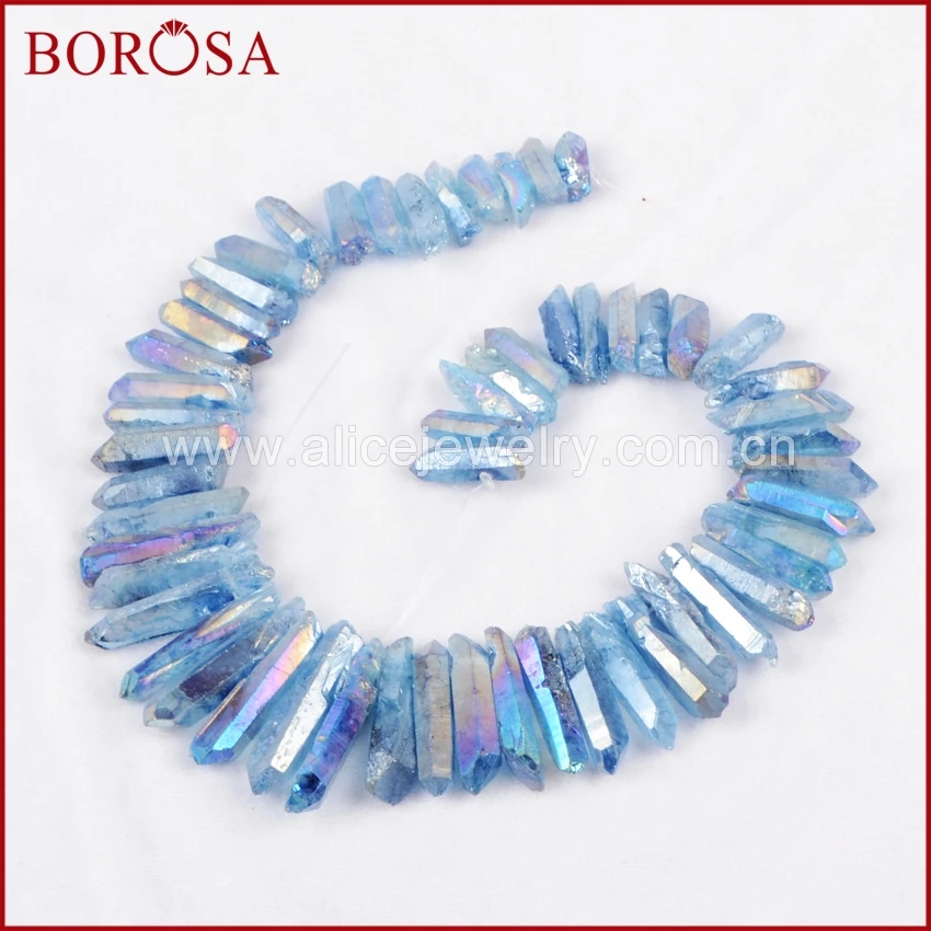 Окрашенные Нити BOROSA кластер Aura друза кварцевый кристалл точка кулон свободные